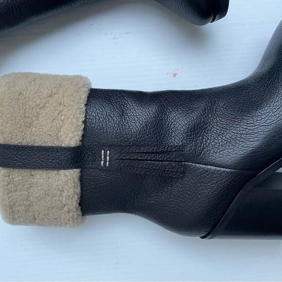Paige Whitney Shearling Lined Boot in Black NEW - Picture 4 of 9